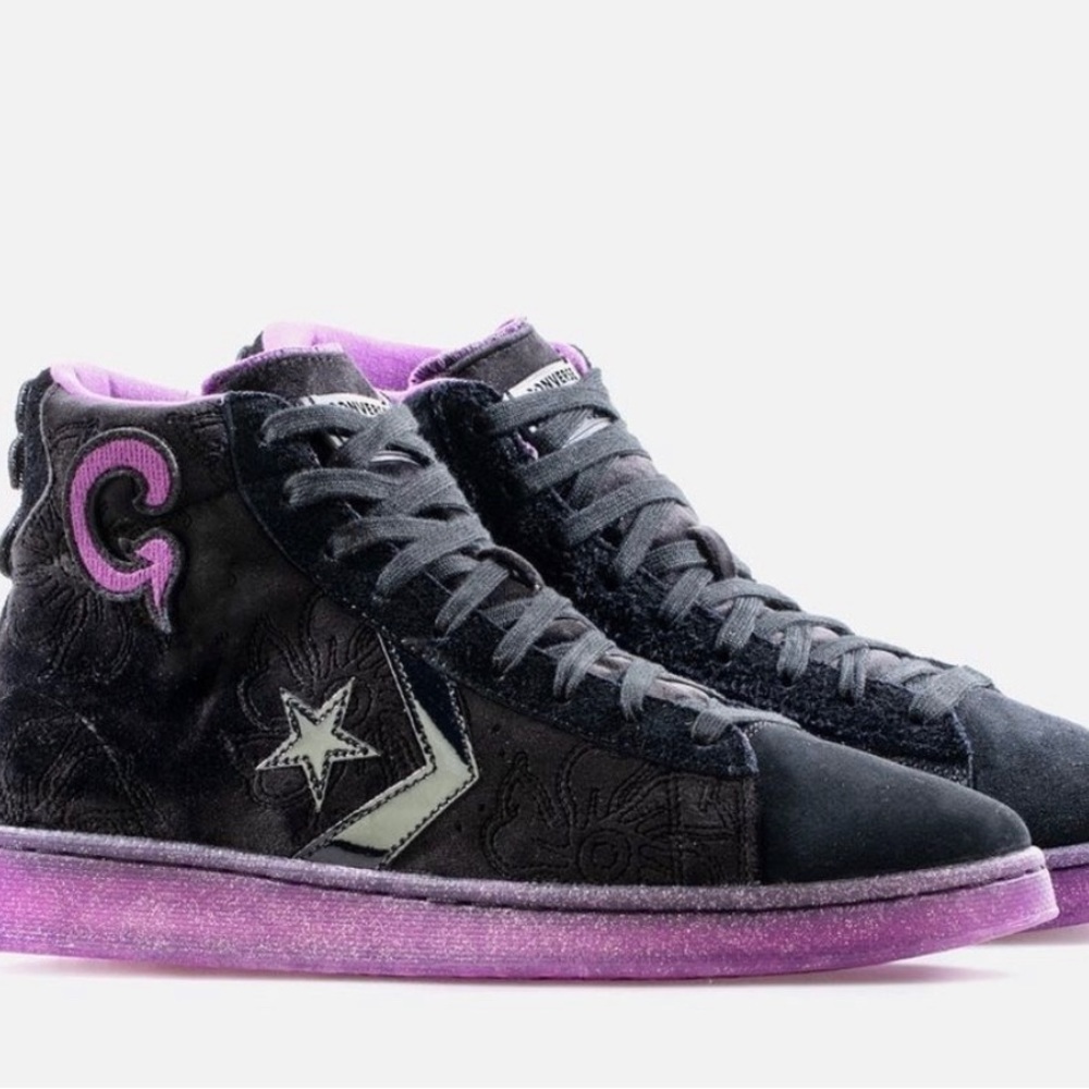 CONVERSEPRO LEATHER HI X JOE FRESHGOODS BLACK 170645C MEN'S BASKETBALL SHOES  